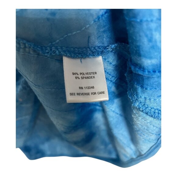 Sami & Jo Plus Women’s 2X Blue Sequin Embellished Tunic Top Roll Tab Sleeves - Picture 3 of 5